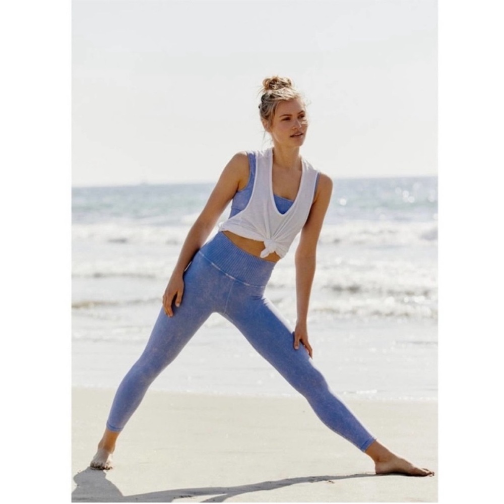 Free people blue hood karma leggings